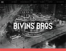 Tablet Screenshot of bivinsbrothers.com
